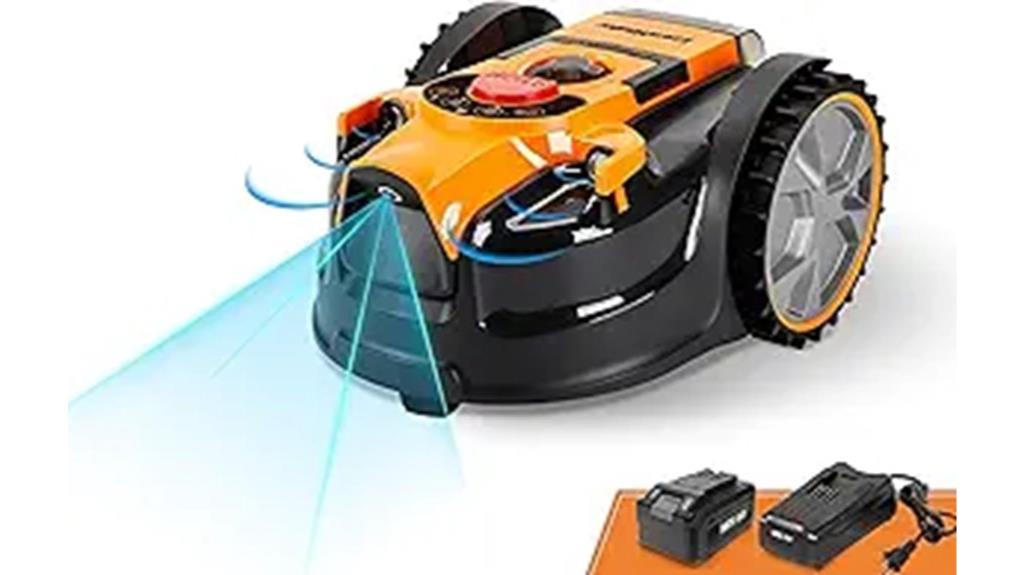 robot mower with obstacle sensors