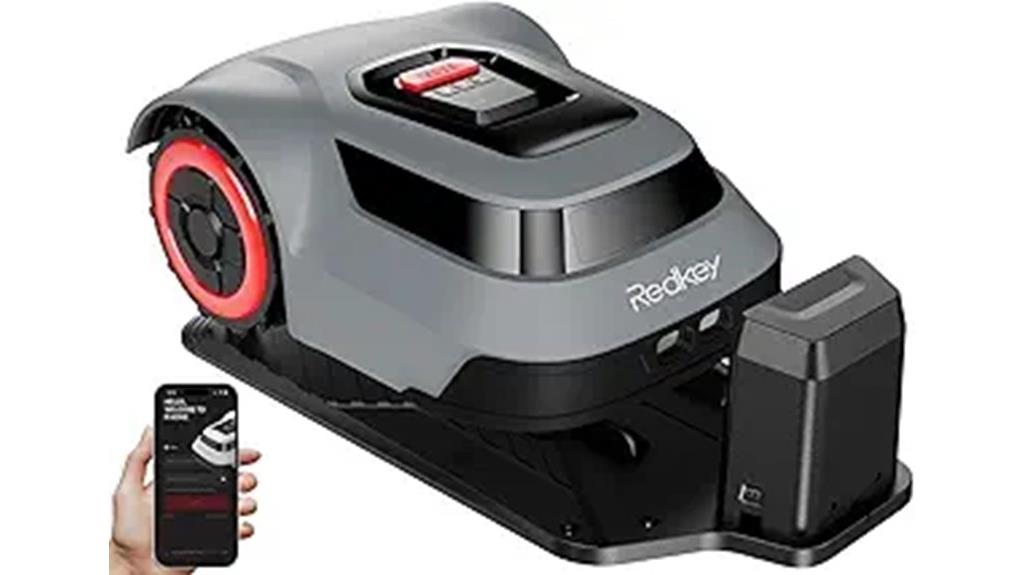 robotic mower with recharging