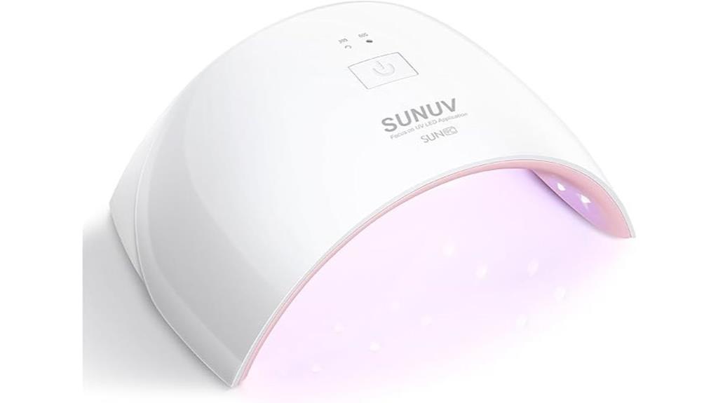 sensor activated nail lamp