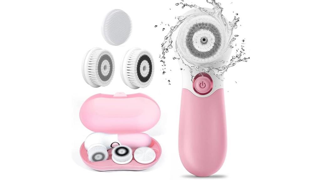 spin brush with three heads