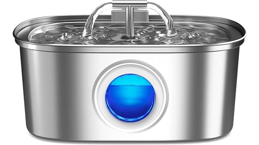 stainless steel pet fountain