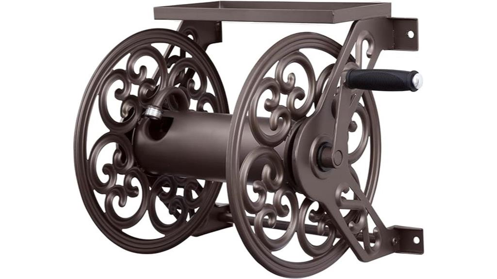 steel wall mount hose reel