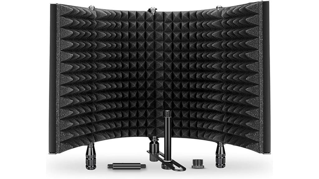 studio microphone isolation shield