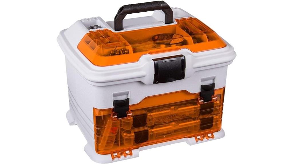 tackle box with multiple trays