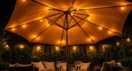 top patio umbrella lighting