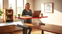 top standing desk converters