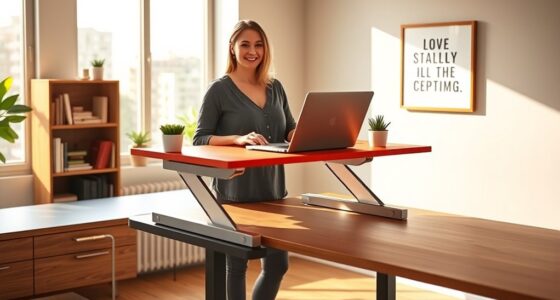 top standing desk converters