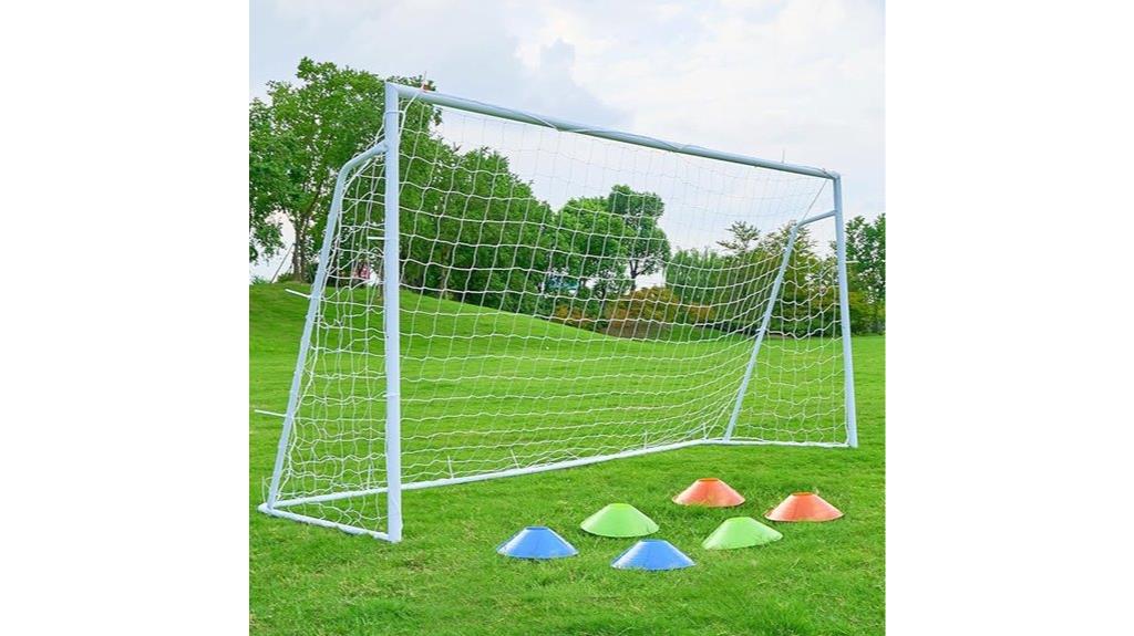 various sizes soccer goals