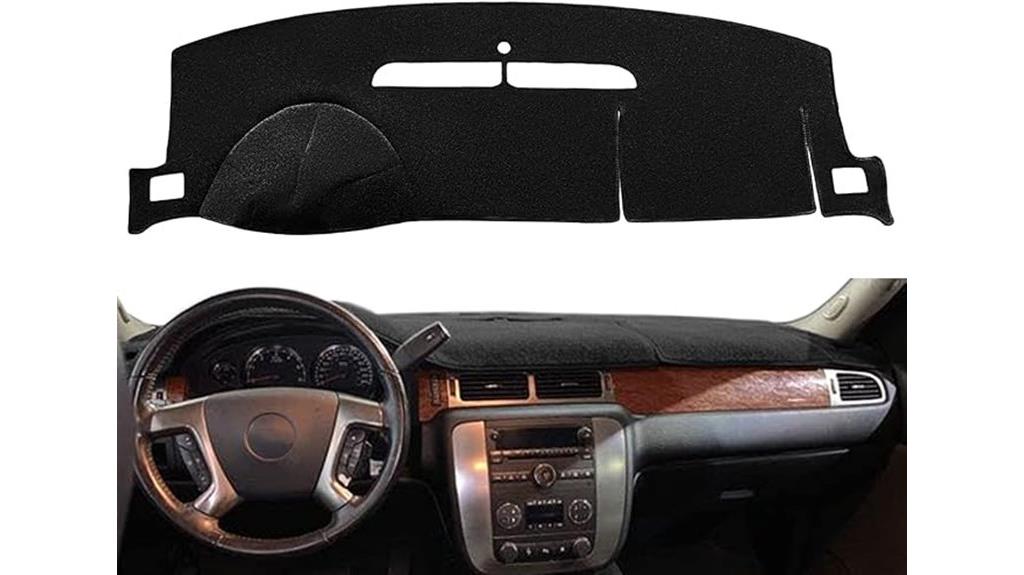 vehicle dashboard cover mat