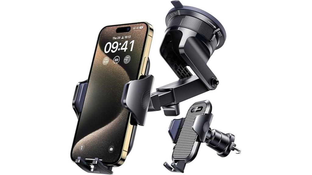 versatile car phone mount