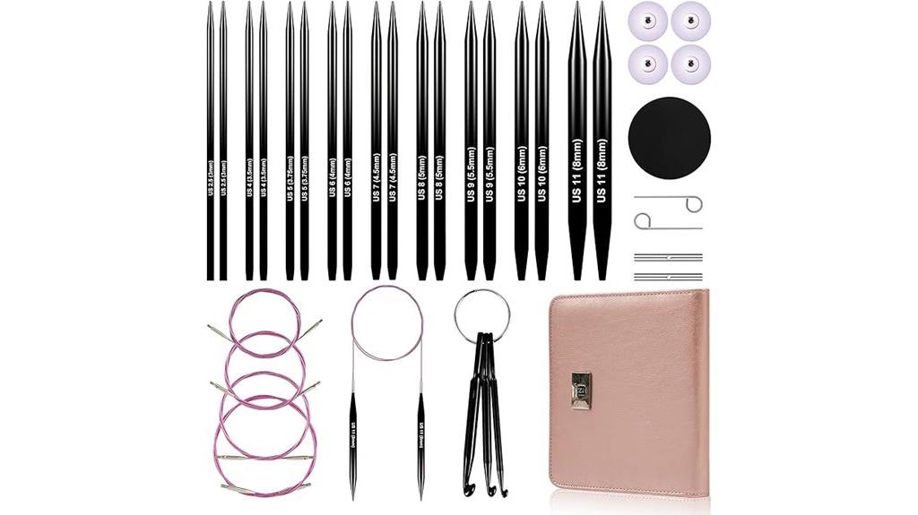 versatile circular knitting set
