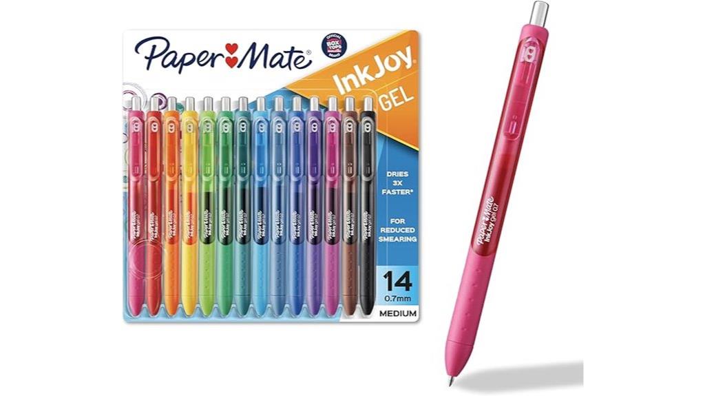 vibrant 14 gel pen set