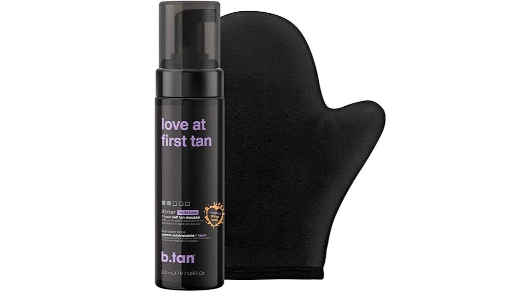 violet tanner kit with applicator