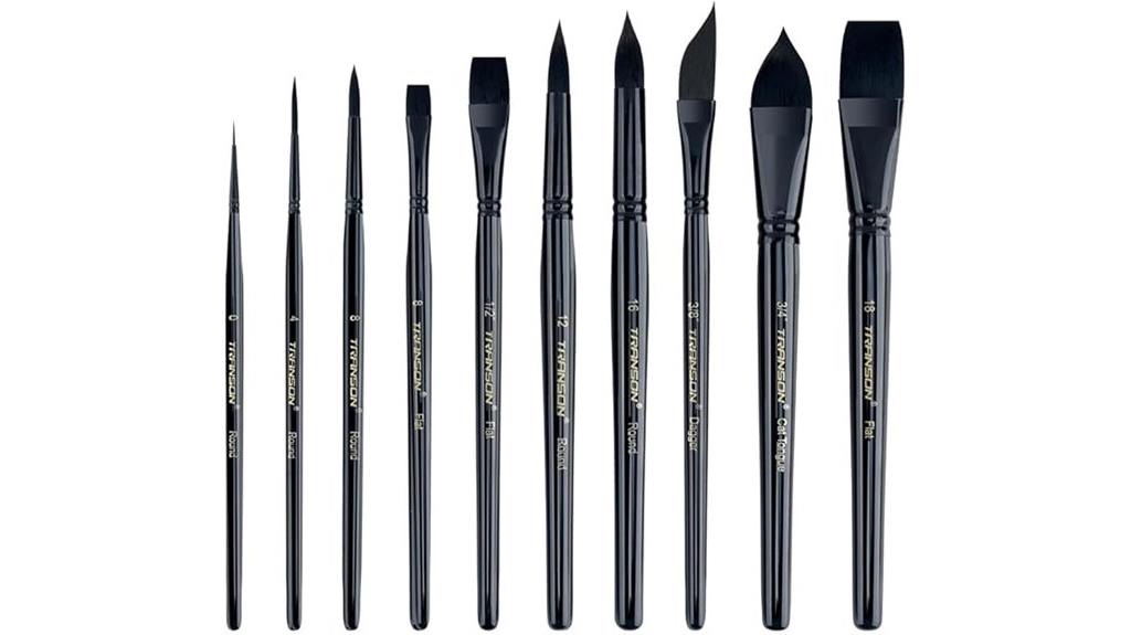 watercolor brush set