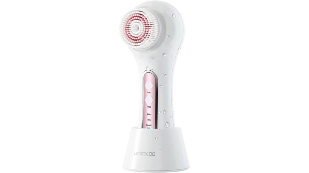 waterproof rechargeable face scrubber