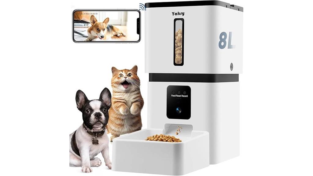 wifi camera dog feeder