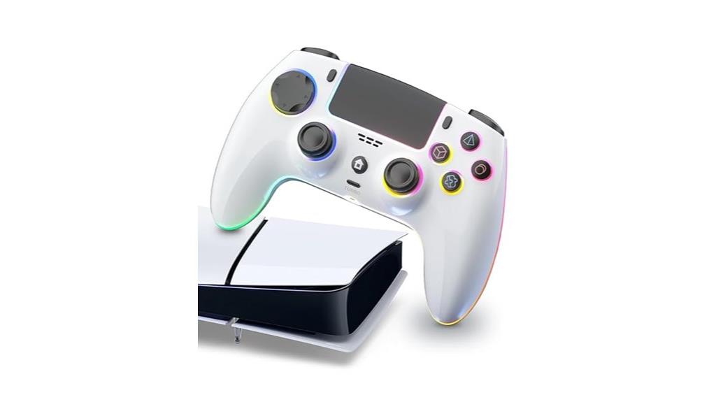 wireless controller with rgb