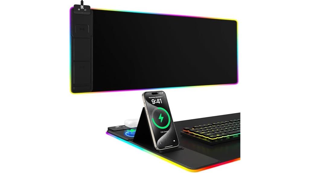 wireless rgb phone mousepad