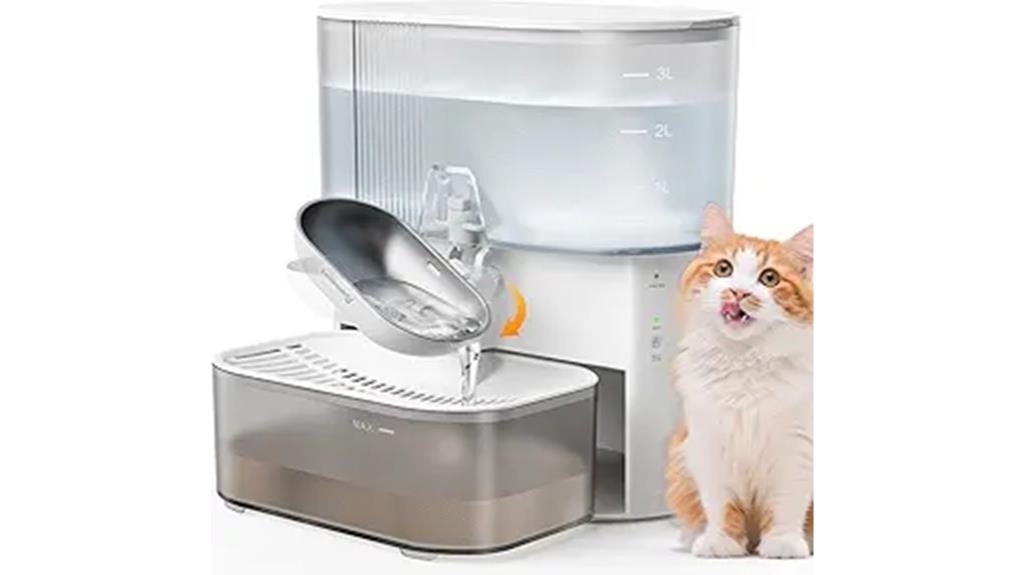 wireless stainless steel fountain