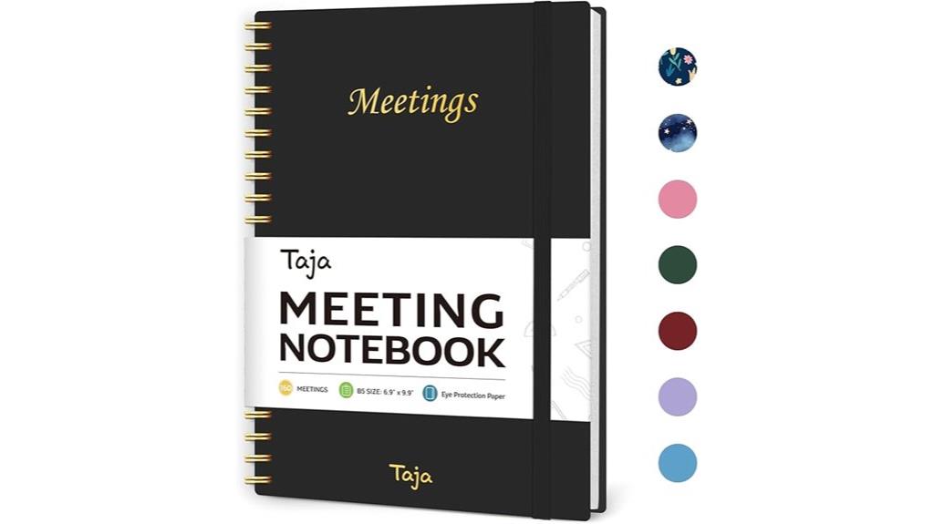 work meeting notebook organization