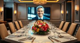 invite celebrity for dinner