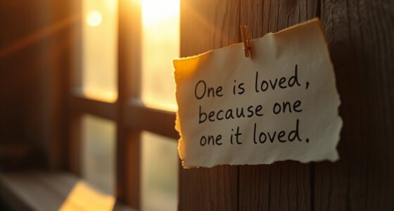 loved for who you are