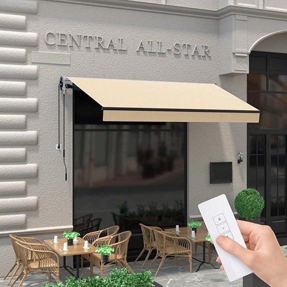 HOMEDEMO 12x9.8 Electric Retractable Patio Awning