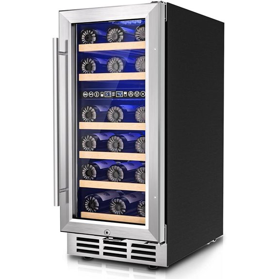 15-Inch Dual Zone Wine Cooler with Lock