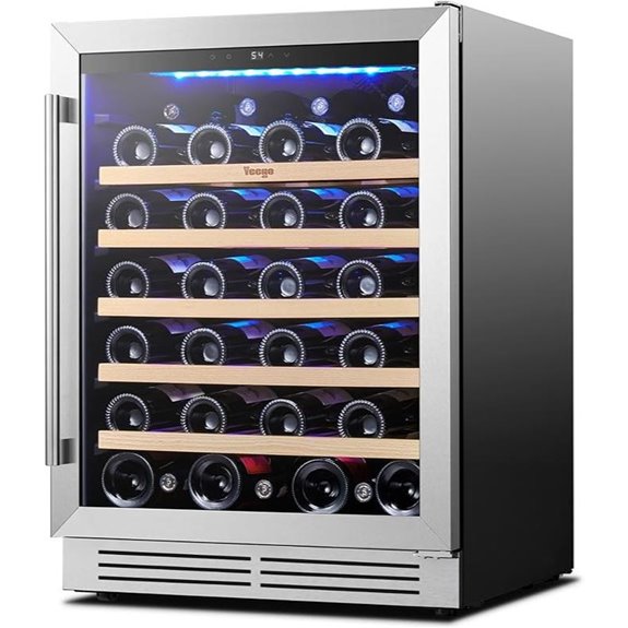 Yeego 24-Inch Wine Cooler Holds 47 Bottles