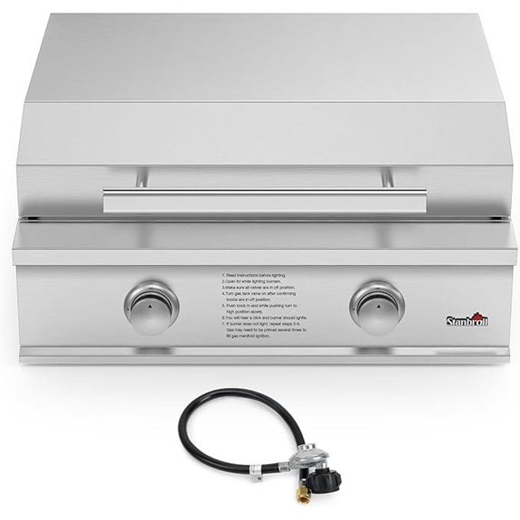 Stanbroil 28-Inch Propane Griddle for Outdoor Kitchen