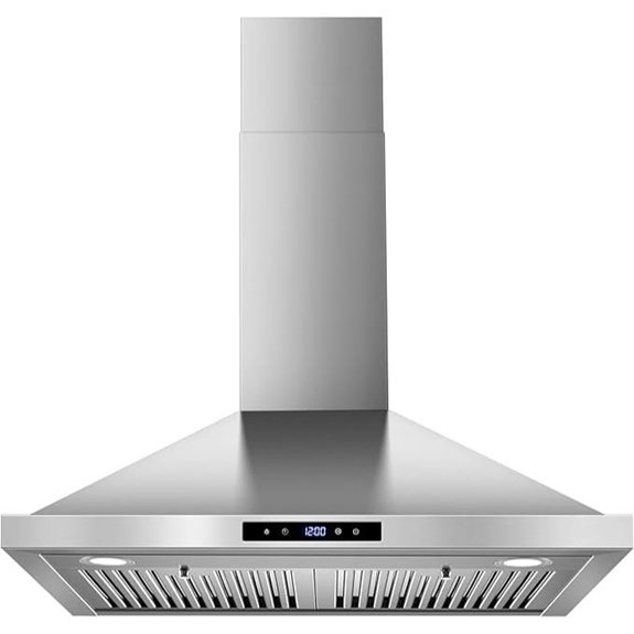Wall Mount Range Hood 30 inch Stainless Steel