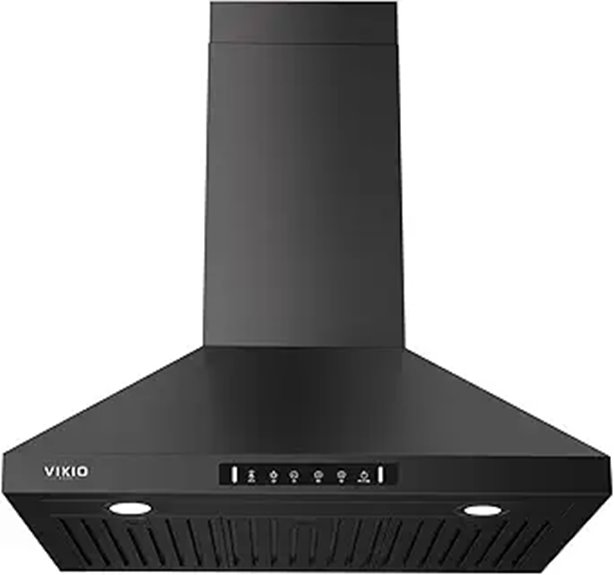 30-Inch Range Hood with Touch Control and Baffle Filters