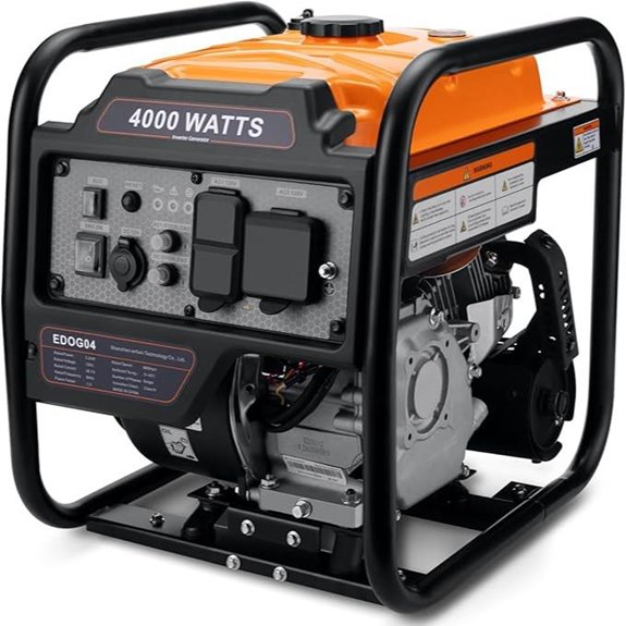 Power Equipment 4000W Gas Inverter Generator RV-Ready