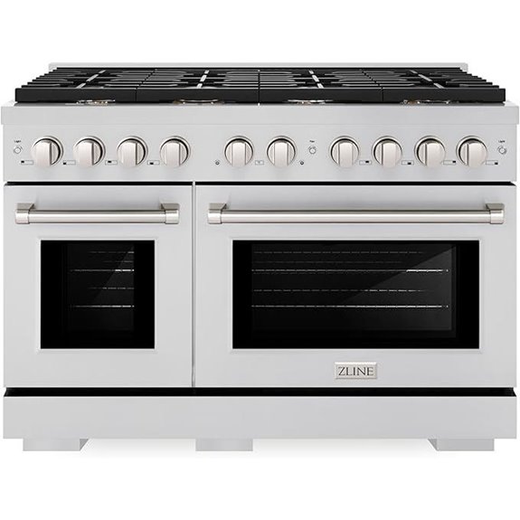 ZLINE 48-Inch Double Oven Dual Fuel Range