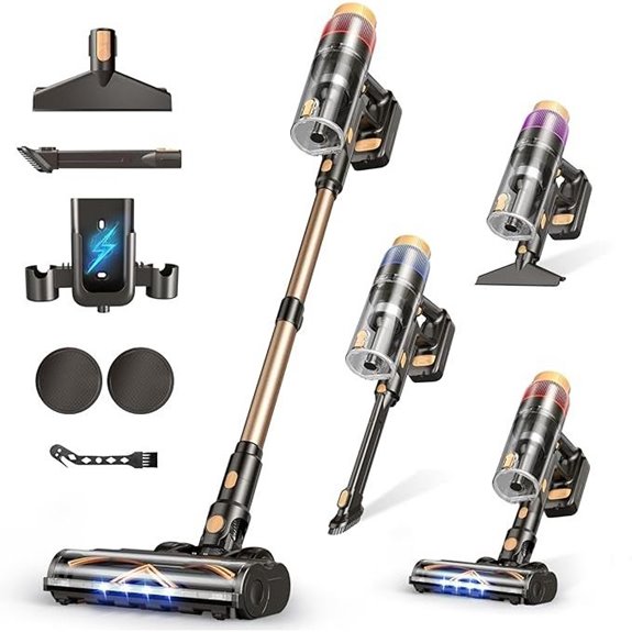 Upgraded 600W Cordless Stick Vacuum for Home