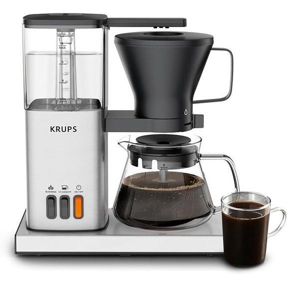 KRUPS 8-Cup Drip Coffee Maker with Blooming Technology