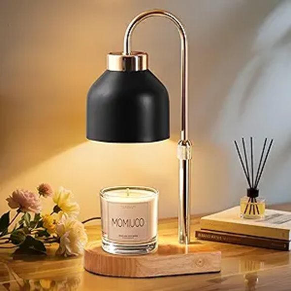 Candle Warmer Lamp with Timer and Adjustable Height