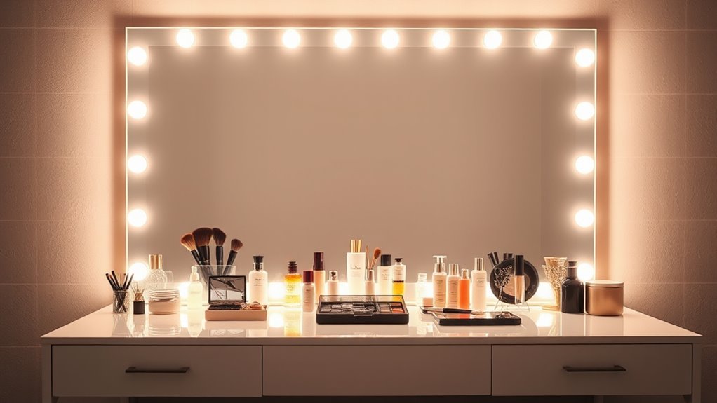 adjustable lighting and storage