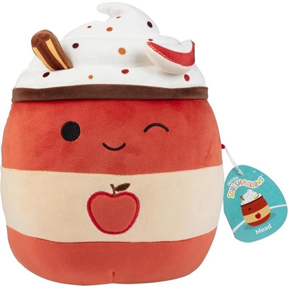 Squishmallows Mead Apple Cider Spiced Latte Plush