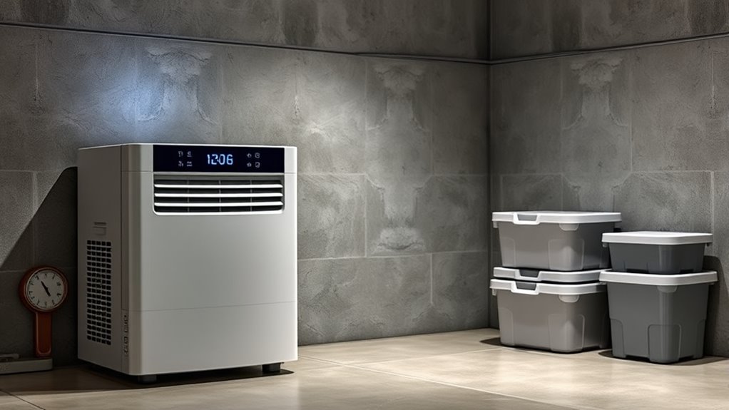 basement dehumidifier selection factors