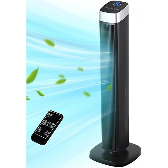 Uthfy 41 Bladeless Tower Fan with Remote