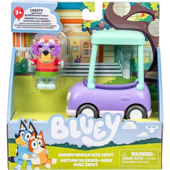 Bluey Granny Toddler Toy Car for Ages 3