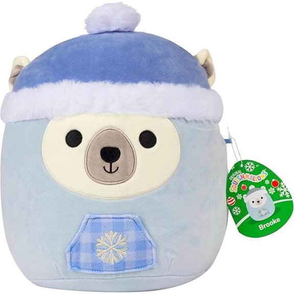 Squishmallows Brooke Christmas Polar Bear Plush Toy