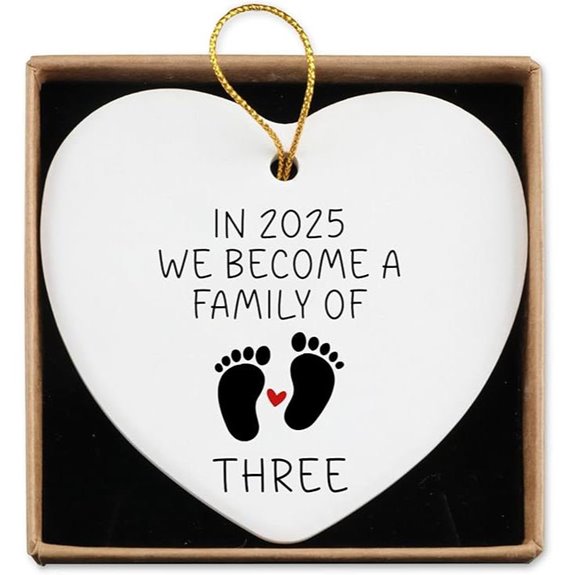 New Parent Pregnancy Announcement Keepsake Ornament