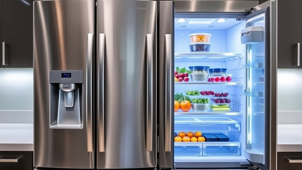 choosing efficient stylish fridge