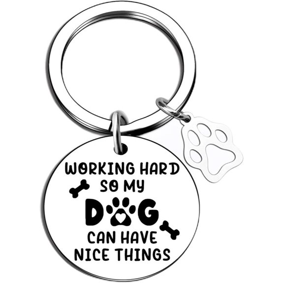 Christmas Dog Mom Gifts for Women Keychain
