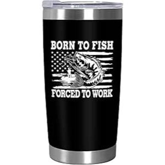 Christmas Fishing Gifts - 20 oz Insulated Coffee Tumbler