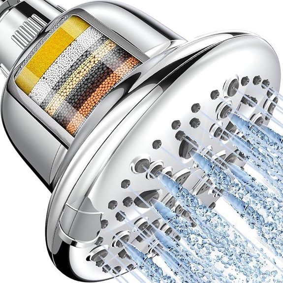 Cobbe 7-Mode Filtered Shower Head Chrome 5-Inch