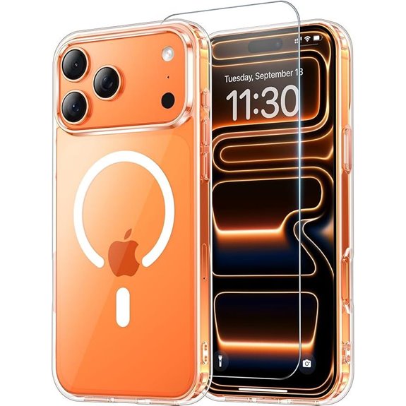 Temdan iPhone 17 Pro Max Clear MagSafe Case