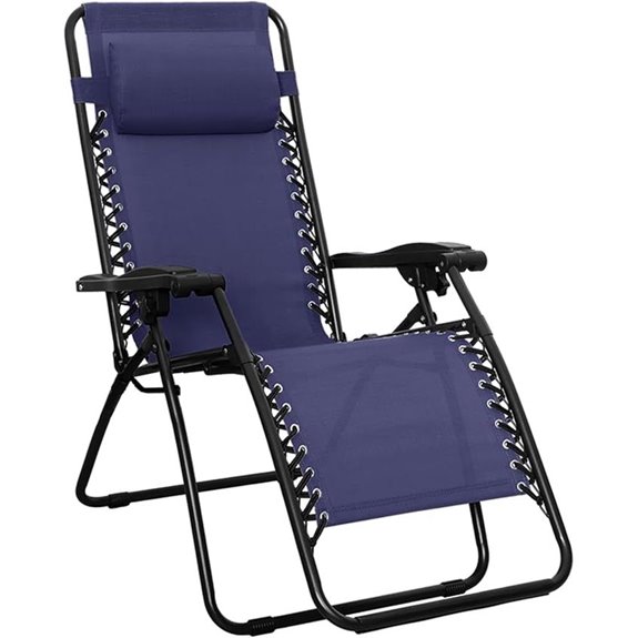 Amazon Basics Zero Gravity Lounge Chair with Pillow